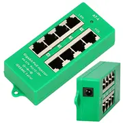 Extralink 4 Portowy  Gigabit Poe Injector Aktywny, porty 802.3At/Af, Mode A Ex.12554 5903148912554 85366990