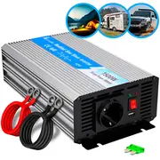 Extralink Opip-1500W  Przetwornica napięcia samochodowa 12V, 1500W czysty sinus Ex.31179 5905090331179
