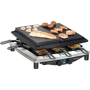 Elektriskais grils Steba Rc 4 Plus Deluxe Black-Silver  622300 4011833302243