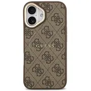 Guess Pu Leather 4G Gold Frame Magsafe Case Aizsargapvalks priekš Apple iPhone 17  Guhmp17Sp4Msegcw 3666339519193