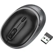 Hoco Gm34 1600Dpi Bezvadu datorpele 4 pogas  Black 6942007632782