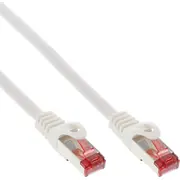 Inline 70 gab. iepakojums vairumtirdzniecības iepakojumā savienojuma kabelis S/Ftp Pimf Cat.6 250Mhz Pvc vara white 1M  B-76411W 4043718290345