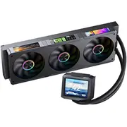 Jonsbo Tf3-360Scb Aio Wasserkühlung, Argb, 3,5  3X 3,38 Lcd - 360Mm, Black Wase-957 6970620555034
