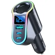 Joyroom Jr-Cl21 4In1 Auto Lādētājs / Bluetooth Fm raidītājs  6941237114273