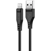 Kabelis Acefast Apple Lightning to Usb 1.2M 2.4A Mfi Cable Black  C3-02-A-L black 6974316280828