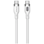 Kabelis Hyper  1.5M Silicone Usb-C to 60W Charging Cable - White Hj4011Whgl 6941921149574