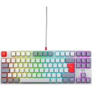 Klaviatūra Cherry Xtrfy K4V2 - Retro Edition Rgb 80 Tkl Apgaismojums Usb Qwertz vācu Slēdži Mx2A Red grey  Cx-K4V2-Rgb-Tkl-Retro-R-Ger 7340086914567
