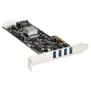 Kontrolieris Startech Pcie 2.0 x4 - 4X Usb 3.0 Pexusb3S44V  0065030854627
