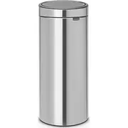 Atkritumu tvertne Brabantia ar pogu sudraba 11 54 62  8710755115462