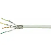Logilink Netzwerk Verlegekabel S/Ftp Cat6, Pvc, weiß, 100M  Cpv0039 4052792032079 85444210