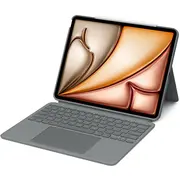 Logitech Combo Touch - Tastatur und Foliohülle mit Trackpad hintergrundbeleuchtet Apple Smart connector Azerty Französisch Oxford Gray für 13-Inch iPad Air M2 920-012613  5099206122000 21236329