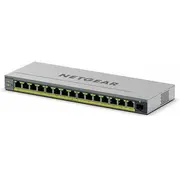 Netgear 16Pt Gb Plus Switch W/ Poe Gs116Ep  Gs116Ep-100Eus 0606449174816 165858