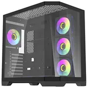 Darflash Ft418 Pro computer case  7 aRGB fans Black 6926170079803 071010