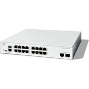 Pārvaldāms L2/L3 Gigabit Ethernet 10/100/1000 slēdzis Cisco C1300-16T-2G White  C1300-16T-2G-Rf 889728651202