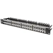 Digitus Patchpanel 1He 48-Port Cat6A geschirmt Black  Dn-91424 4016032343318 85369010