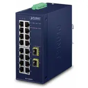 Planet Igs-1820Tf nespējīgs pārvaldīt L2 Gigabit Ethernet 10/100/1000 tīkla savienotājs Blue  4711605284875