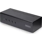 Pārslēdzējs Startech P4Dd46A2-Kvm-Switch Kvm pārslēdzējs Black  0065030899697