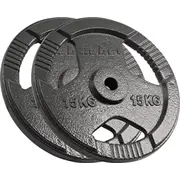 Rebel komplekts čuguna svaru 2X15Kg, caurums 31Mm, disks ar rokturiem, Active  Rba-2136 5901890106238