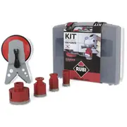 Rubi komplekts Drygres sausai urbšanai ar kronšteiniem 6-68Mm, vadotne, somiņa 50996  8413797509960