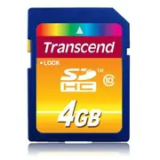 Sd Card  4Gb Transcend Sdhc Class10 Ts4Gsdhc10 0760557817222 85235110