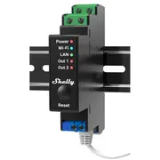 Shelly Home relejs Pro 2Pm Wlan un Lan slēdža modulis Maks. 25A Bt mērīšanas funkcija  Pro2Pm 3800235268032
