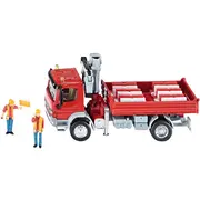 Siku Super Mercedes Atego ar krānu Red  3534 4006874035342