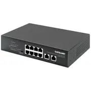 Intellinet 561402 Switch Gigabit 8X Rj45 Poe, 2X Uplink  766623561402 Net-Wrpn-Inn-035