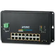 Switch Planet Wgs-4215-16P2S Pārvaldāms L2 Gigabit Ethernet 10/100/1000 tīkla slēdzis ar Poe Black  4711605283908