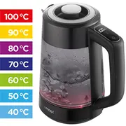 Elektriskais stikla tējkanna ar temperatūras regulēšanu Rk4195  8595631065754 Hkcoecz00Rk4195