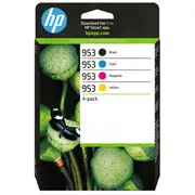 Oriģinālais Hp 953 Cmyk tintes kasetņu komplekts 4 gab.  6Zc69Ae 195122352202