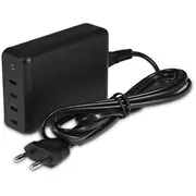 Lādētājs Manhattan Usb-C 4-Portu Gan strāvas adapteris  25673 7640113437763