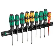 Wera 9650 Magnetleiste Kraftform Schraubendreher-Satz  05051012001 4013288228970 82054000