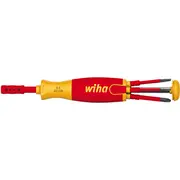 Wiha Schraubendreher mit Bit Magazin Liftup electric Rot/Gelb, 7-Teilig  38613 4010995386139