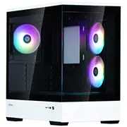 Zalman P30 Pc-Gehäuse, Mini-Tower, mATX, Tempered Glass - Black / weiß  Geza-118 8809213764462 Bw