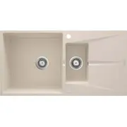 Zlewozmywak granitowy 1.5-Komorowy z ociekaczem  Zrc5513 5907650865742