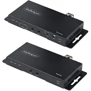 Startech.com 4K Hdmi pārraides komplekts pa optisko šķiedru, 60Hz līdz 3300Ft/1Km Viena režīma vai 1000Ft/300M Daudzrežīma Lc optiskā šķiedra, Hdr/Hdcp, audio/RS232/IR paplašinātājs, video paplašinātājs - raidītājs un  St121Hd20Fxa2 065030897303