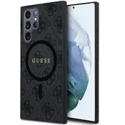 Aizsargstikls Guess  case for Samsung S24 Ultra compatible with Magsafe Guhms24Lg4Gfrk 4G Ring classic logo black 3666339241476