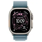 Viedpulkstenis Apple Watch Ultra 3 Gps  Cellular 49Mm Natural Titanium / Alpine Loop S Blue Mewk4Qf/A 195950608922