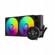 Aqirys Ūdens dzesēšanas sistēma procesoram Aio Hydra 240 black  Aqi-Ga-Cc-1 5949161381755