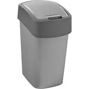 Atkritumu spainis Flip Bin 9L sudraba/pelēks  0802170686 3253922170031
