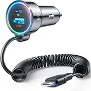 Auto lādētāji Joyroom Usb-A Female  Usb-C Male Jr-Cl07 6941237172860