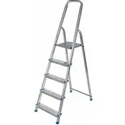 Awtools Aw Alumīnija kāpnes ar drošības slēdzi 5 pakāpieni 150Kg Aw23021  5903041036609