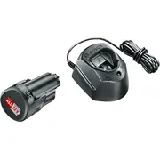 Bosch Powertools Starter-Set 12V 1,5Ah  Gal 1210 Cv Black, Akku Ladegerät 1600A01L3D 4053423215311