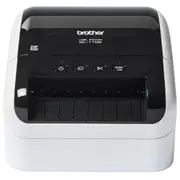 Brother Ql-1110Nwb, Dk, Direct thermal, 300 x Dpi, 110 mm/sec, Wired  Wireless, Black, White Ql1110Nwbczw1 4977766826846 3517025