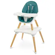 Caretero Krzesełko do karmienia Tuva ciemnozielone Tero-7705  5903076306678