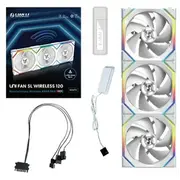 Lian Li Uni Fan Sl Wireless Argb Pwm Lüfter, 3Er-Pack inkl. Controller - 120 mm, weiß  Luli-092 4718466016744 12Sl1W3W