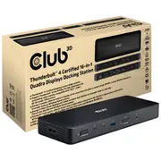 Club3D Thunderbolt4 16-In-1 Dockingstation 4 Displays  St/Bu retail Csv-1583 8719214473044 84718000