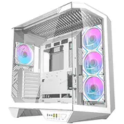 Korpuss Darkflash Dy470 White  4 ventilatori Gpu turētājs fansholder Wh 4711527002670