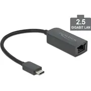 Delock Adapter Usb Typ-C Stecker zu 2,5 Gigabit Lan kompakt  66645 4043619666454 84718000