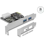 Delock Pci Expr Card 2X Usb3.2 Gen 1 ext Lowprofile  89243 4043619892433 84718000